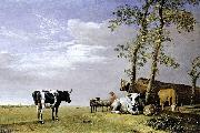 paulus potter A Husbandman with His Herd oil painting artist